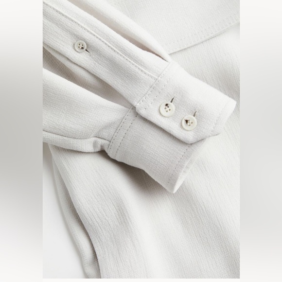 HM premium wool oversized shirt dress - fits like a L - Picture 2 of 4